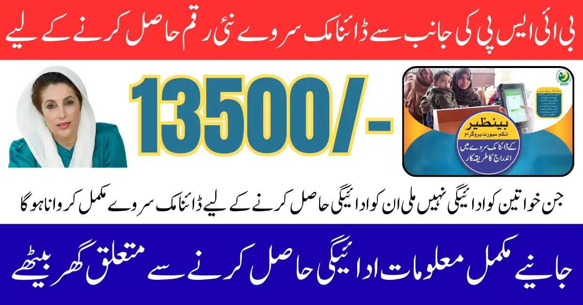 BISP Dynamic Registry Survey For Next Payment Know Full Guide Step By Step 2025