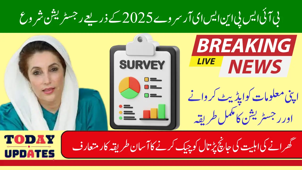 BISP NSER Survey 2025 Easy Way to Confirm Your Family’s Eligibility & Application Details