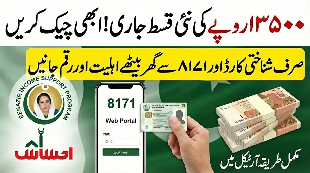 Updated Method for Checking BISP Balance Online via CNIC 2026