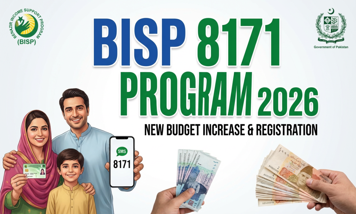 BISP 8171 Program 2026: Monthly Budget Increase for Eligible Poor Families