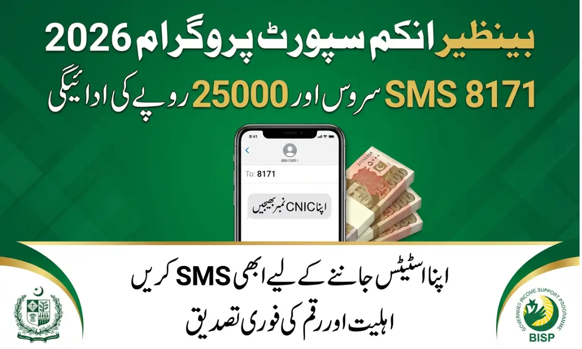 Benazir Income Support Programme 2026 8171 Check Online 25000 Step By Step Guide