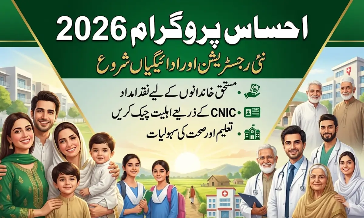 Ehsaas Program 2026 Registration – CNIC Check & Latest Payment Updates 